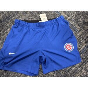 Nike Chicago Cubs MLB Dri-FIT Shorts Mens XXL Royal Blue 7 Inch Inseam New